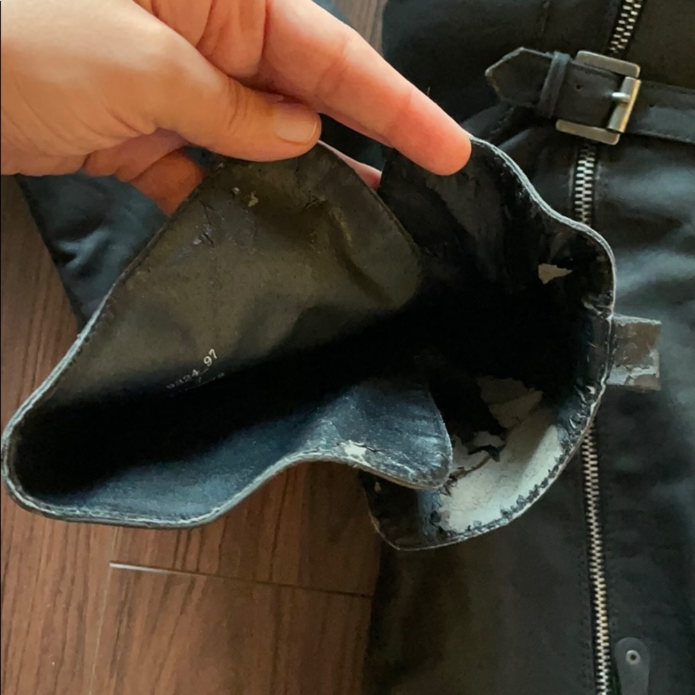 Flat Distressed Boots w/ Buckles - Picture 13 of 14